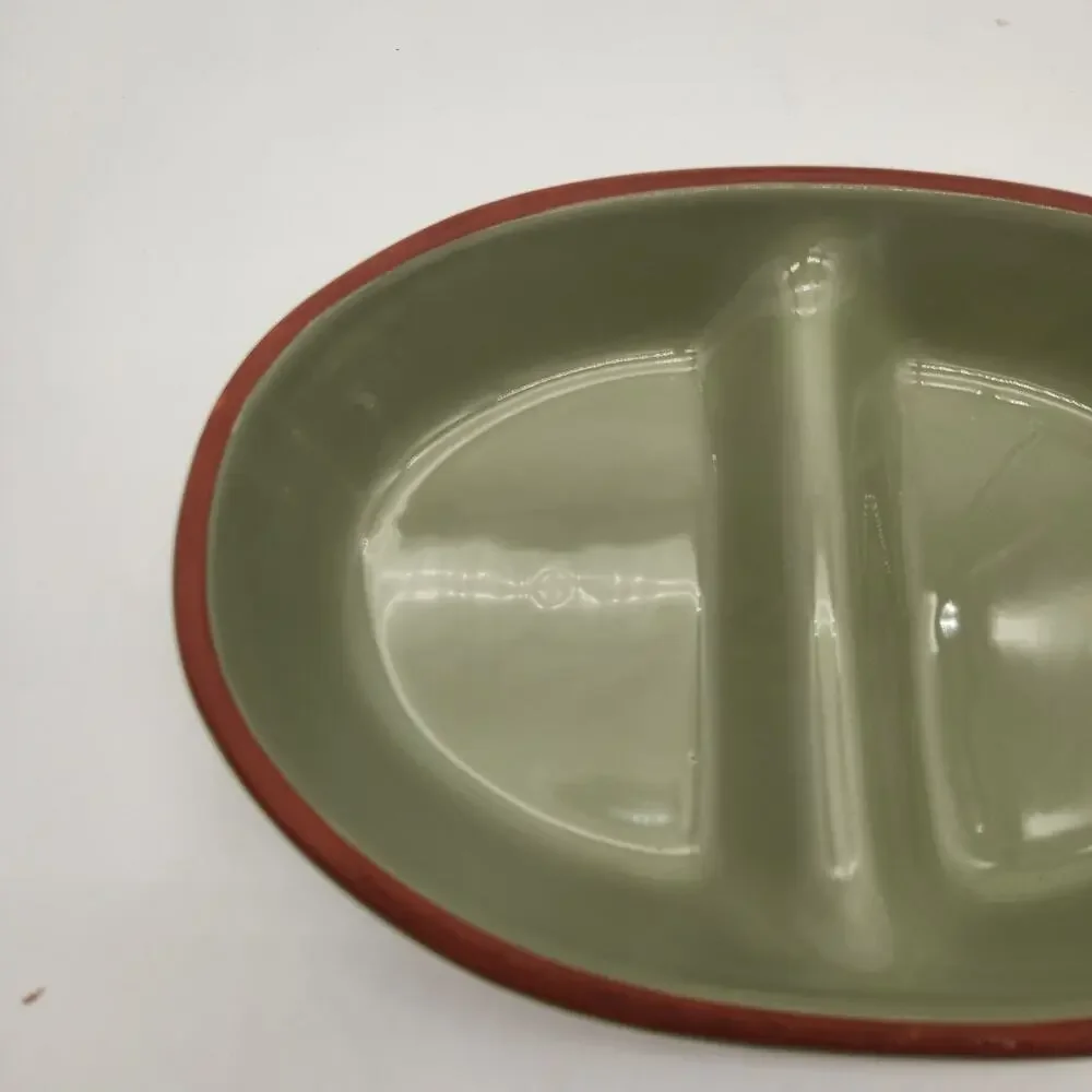 Himark Made In Portugal Moss Green With‎ Terracotta Rim 12